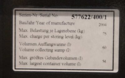 Alternative view of Gefahrstoffschrank mit Entlüftung von asecos - 1200/640/H2140 mm