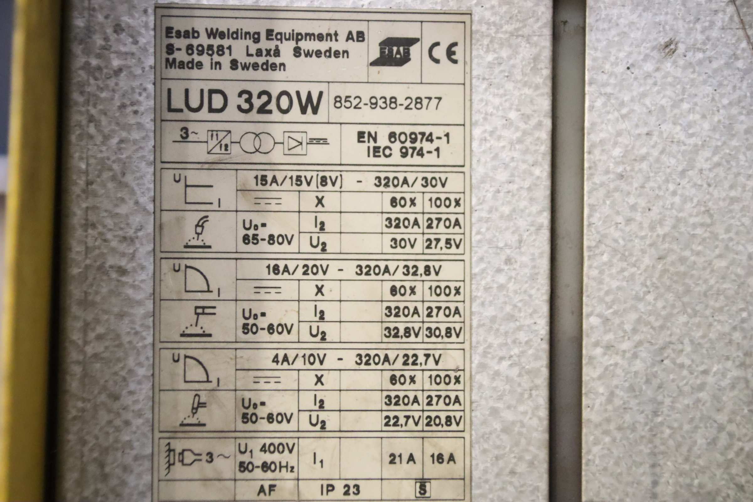 Schutzgasschweißgerät 320 A Puls von Esab - LUD 320 W – Bild 4