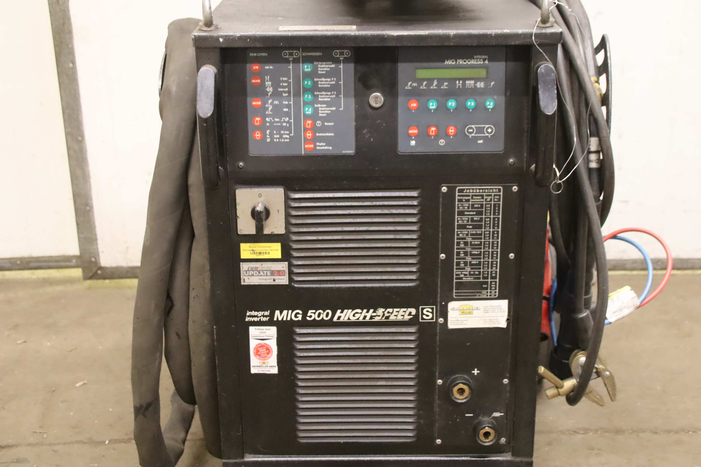 Schutzgasschweißgerät 500 A Puls von EWM - MIG 500 HIGH-SPEED – Bild 8