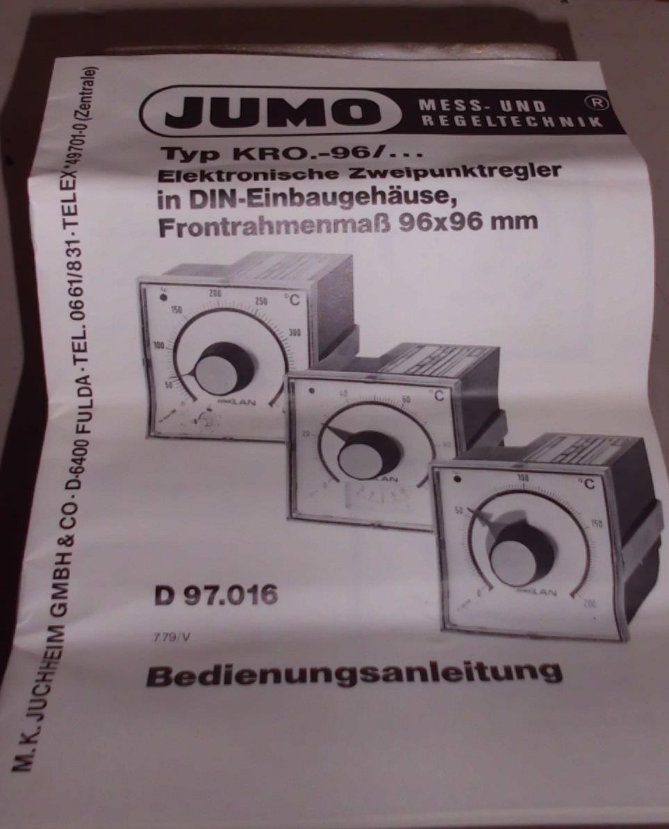 Temperaturregler von Jumo - KROt-96/a,re11 – Bild 3