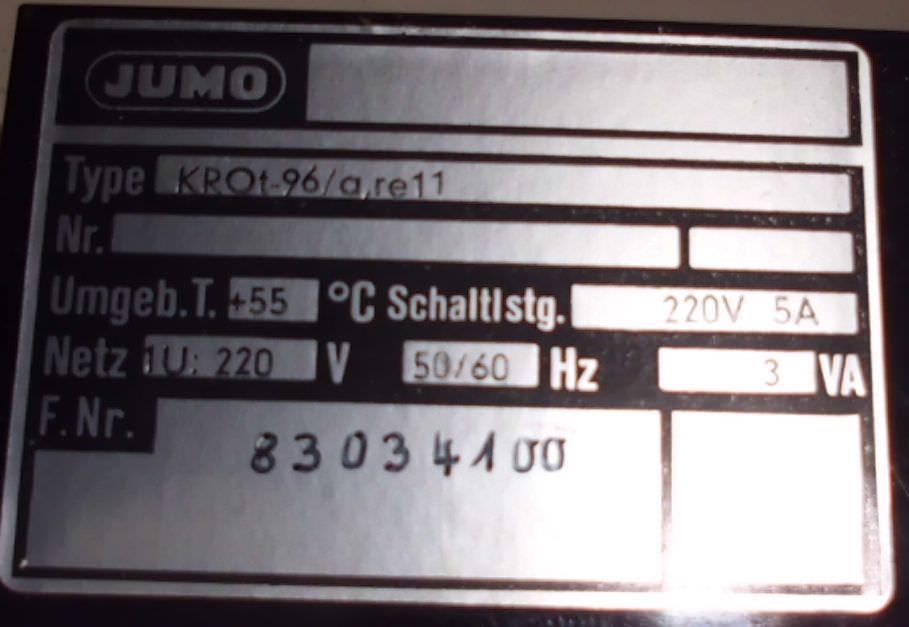 Temperaturregler von Jumo - KROt-96/a,re11 – Bild 5