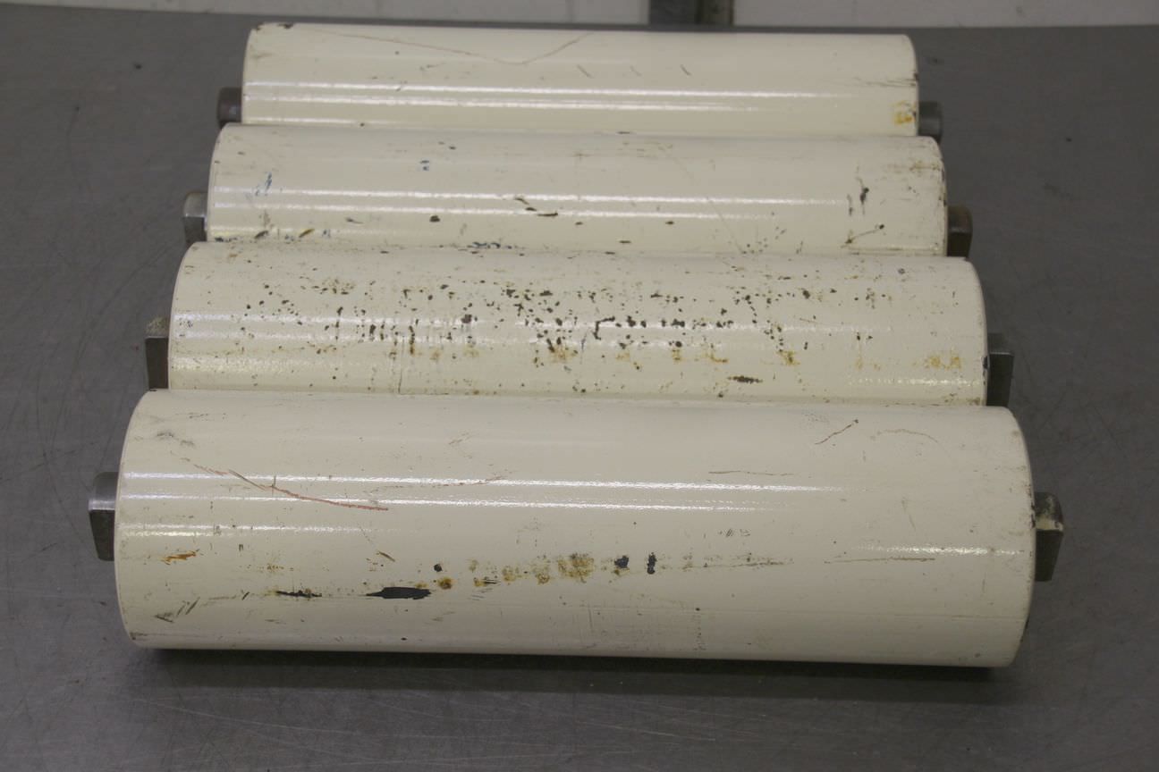 Förderbandrollen Transportrollen von Stahl - Ø 115 x 380 mm – Bild 2