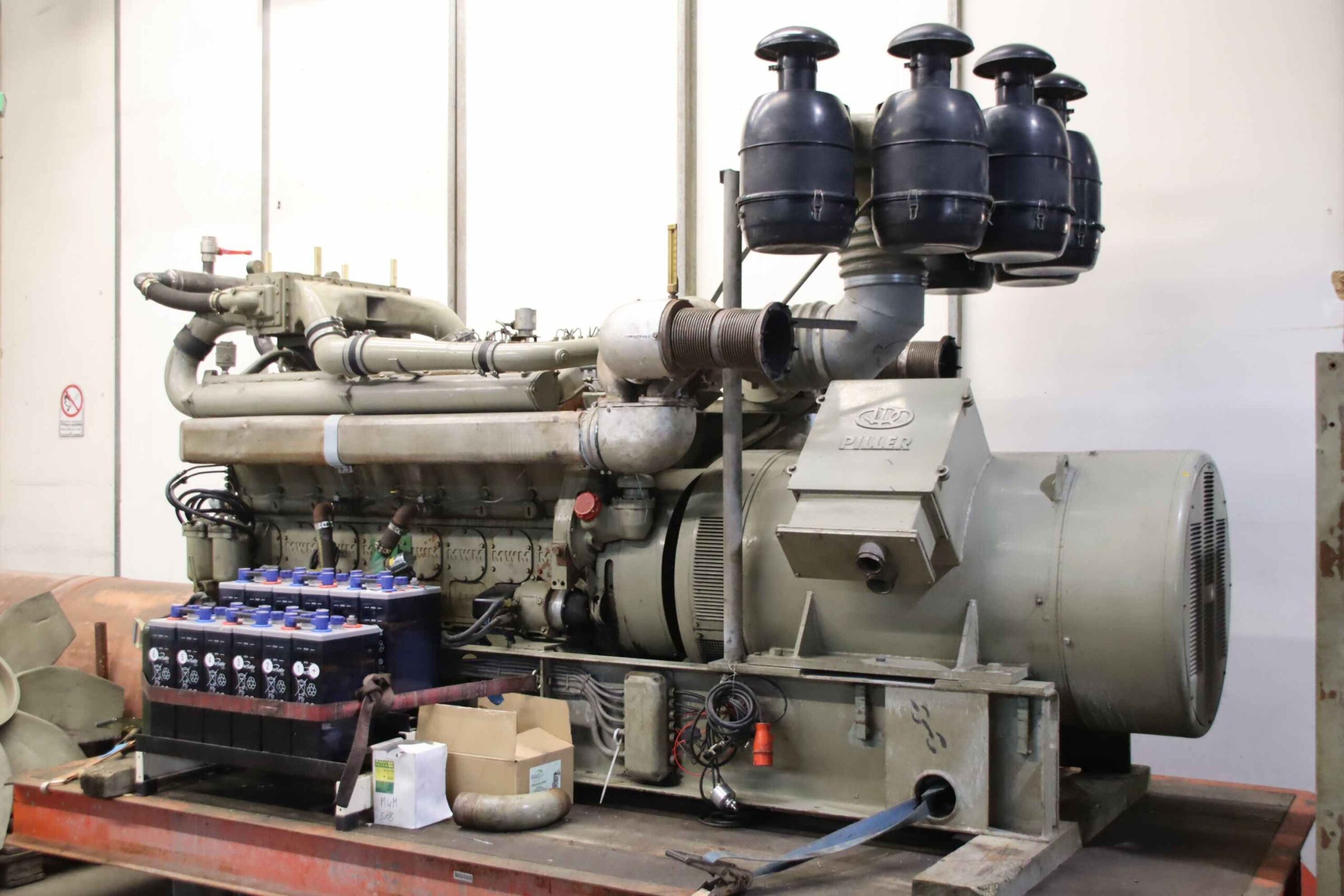 Stromerzeuger 730 kVA von MWM/Piller - NKTB 4-1158