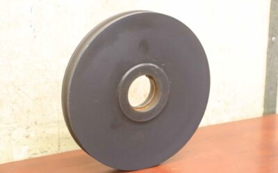 Alternative view of Seilrolle 1-rillig von Guss** - Ø 270 mm