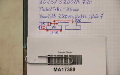 Aufspannplatte mit T Nut von unbekannt - 3200/1625/H720 mm – Bild 8