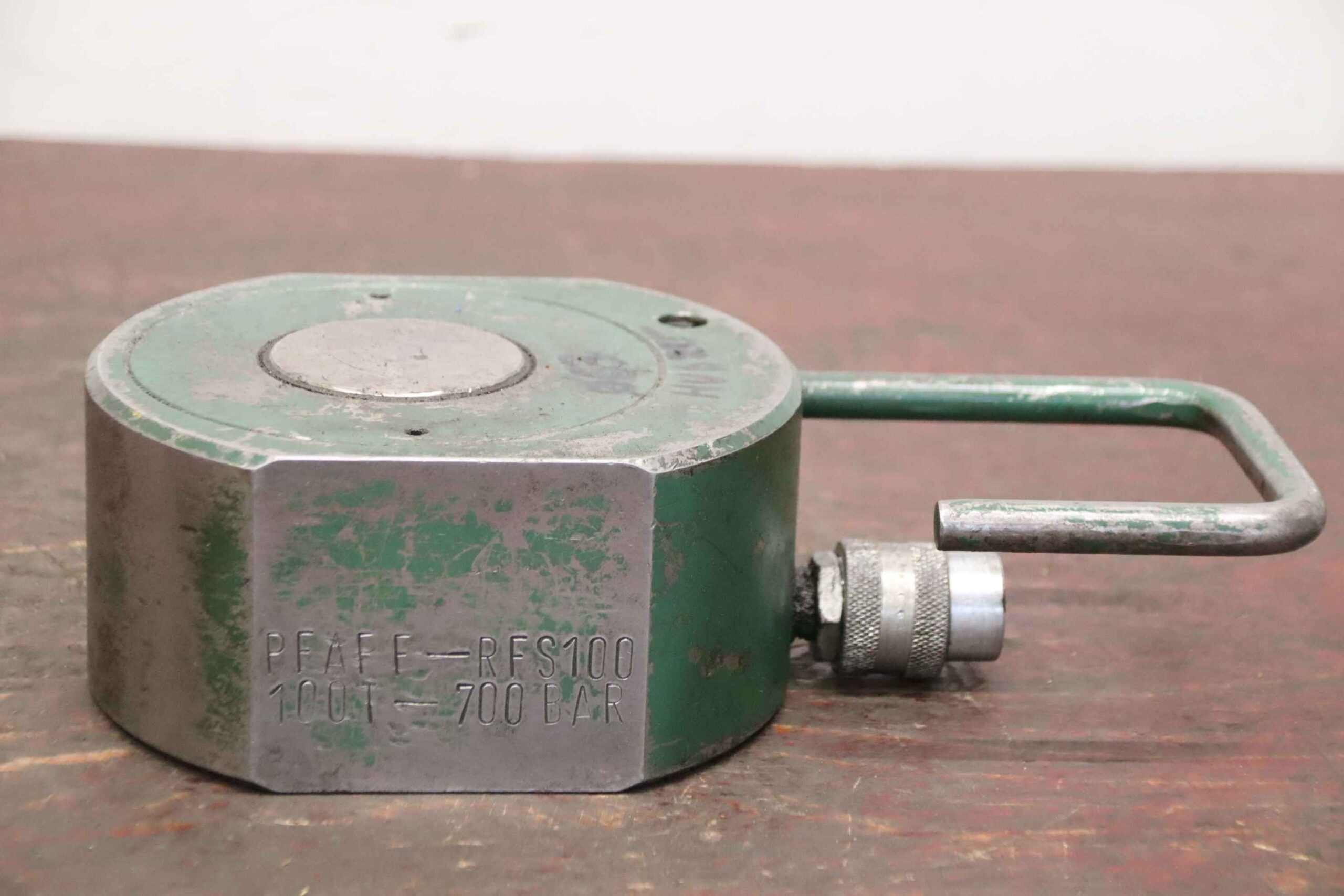 Kurzhub-Schwerlastzylinder 100 t 700 bar von Pfaff - RFS100 Hub 20 mm – Bild 5