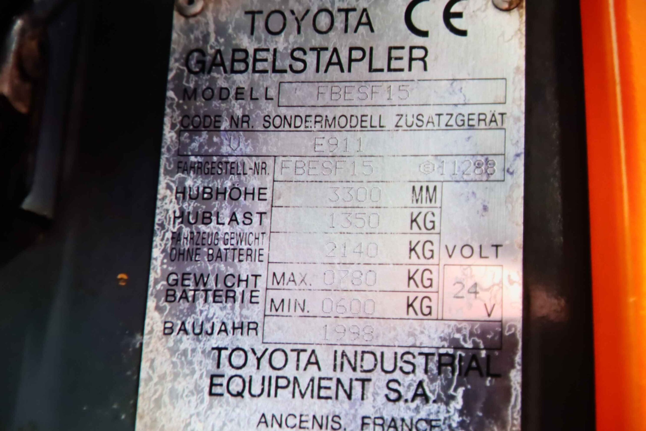 Elektrostapler von Toyota - FBESF 15 – Bild 4