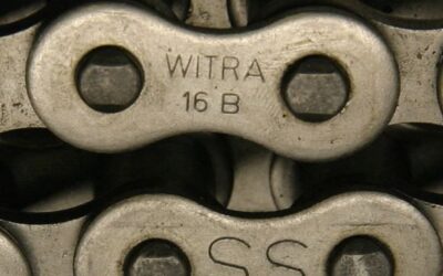 Säurefeste Rollenkette von Witra - 16B-1 SS X -  (1" x 17,02 mm) – Bild 4