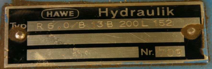 Hydraulikpumpe mit Benzinmotor von Hawe - R60B – Bild 4