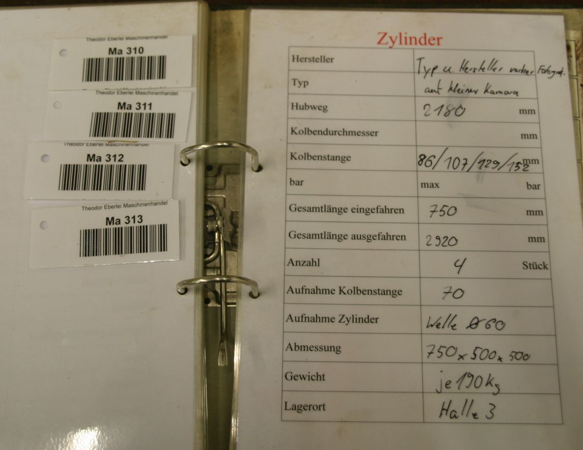 Teleskopzylinder von HUSS - Hub 2170 mm – Bild 9