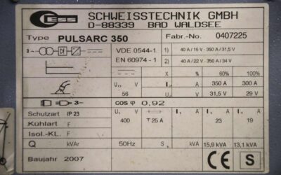 Schutzgasschweißgerät 350 A Puls von ESS - Pulsarc 350 – Bild 4