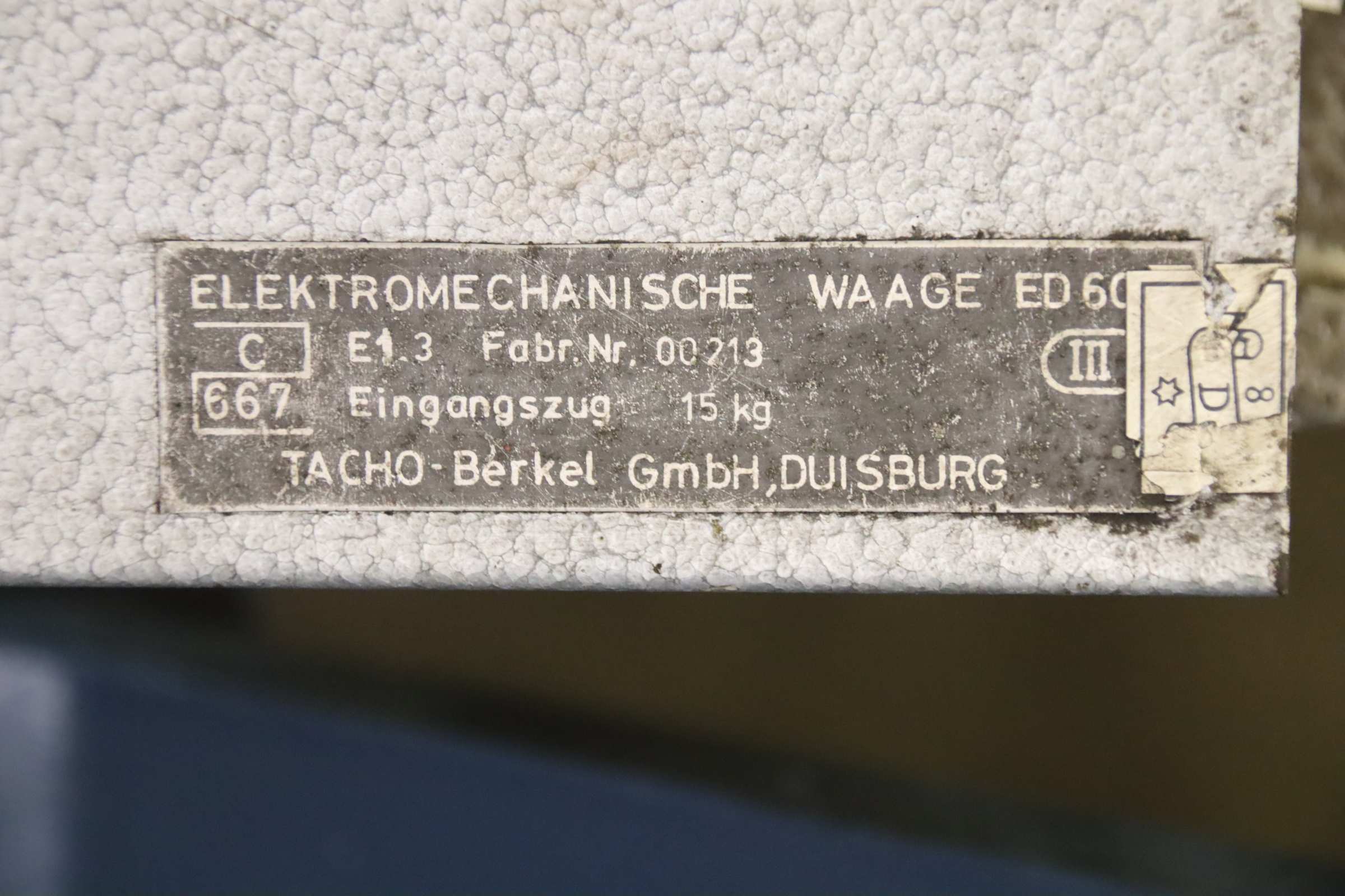 Schwerlastwaage 3000 kg von Berkel - ED/60 – Bild 10