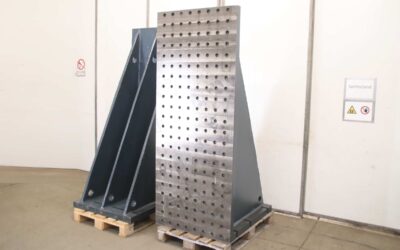 Alternative view of Aufspannwinkel mit Gewindebohrungen von unbekannt - 1000/800/H1250 mm