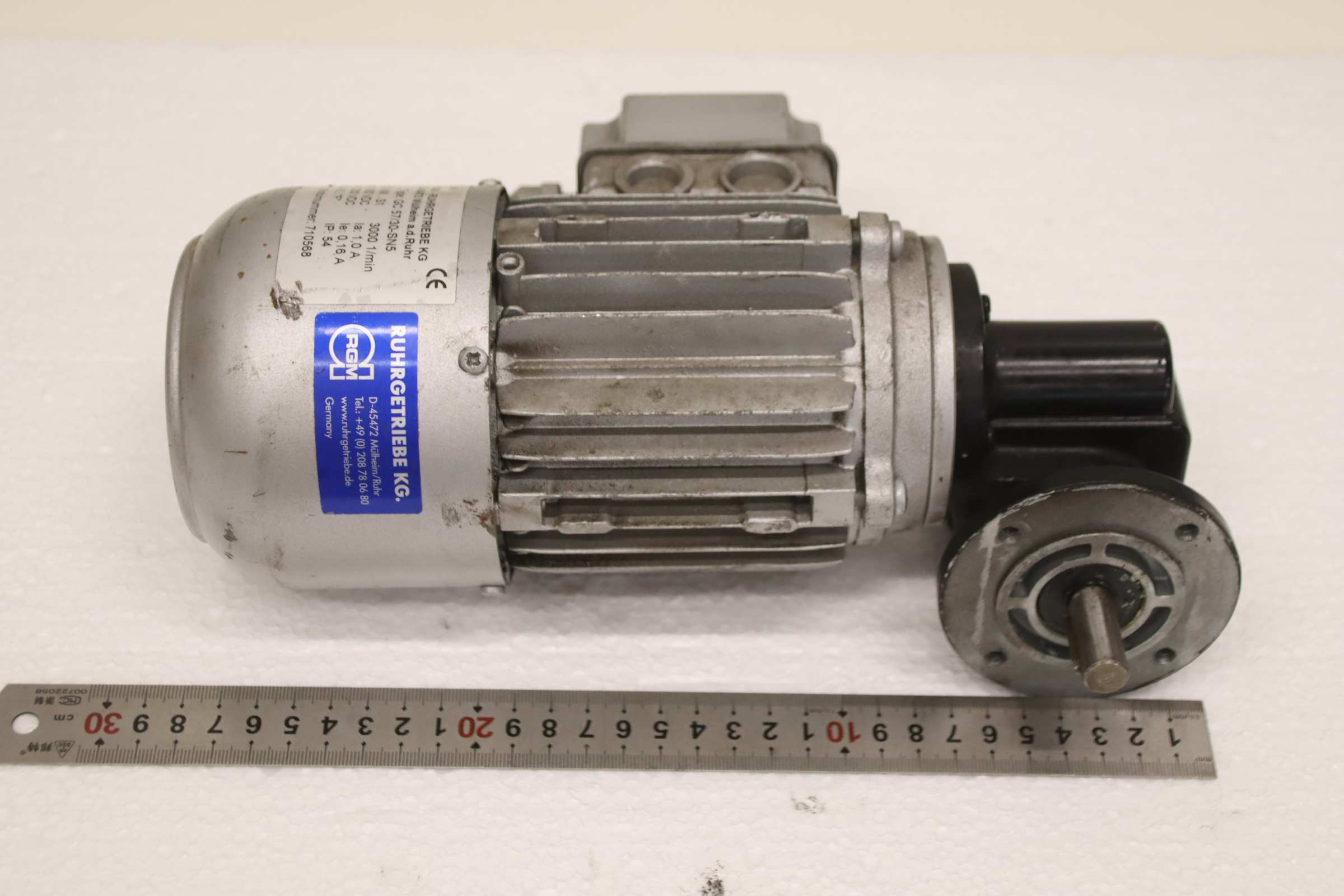 Gleichstrom Getriebemotor 180/200 V 0,12 kW 55 U/min von RGM - GC 57/30-SN5 – Bild 6
