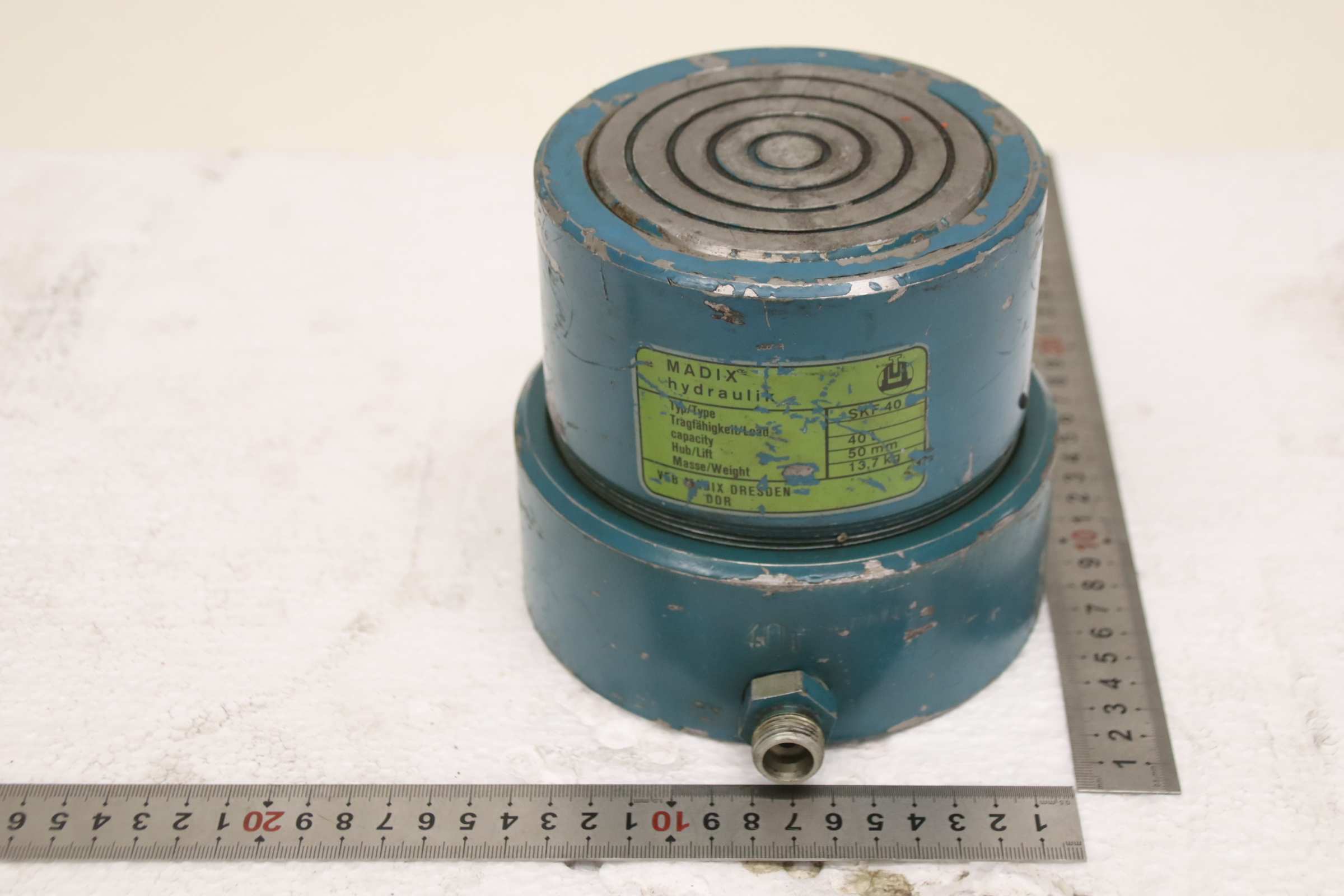 Kurzhub-Schwerlastzylinder 40 t von VEB Madix - SKF 40 – Bild 3