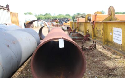 Stahlrohr Rundrohr von unbekannt - Ø810x25x4820 mm – Bild 3
