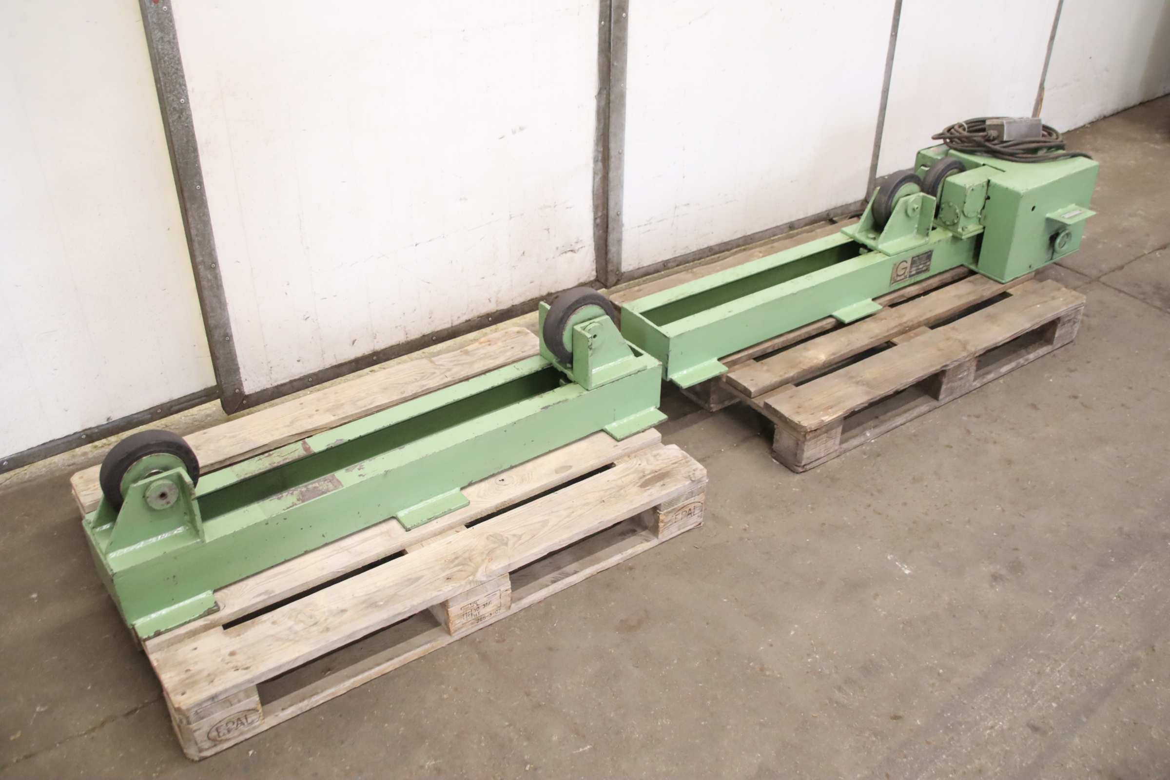 Behälterdrehvorrichtung 1,2 Ton von Gieseking - Rollenabstand 187 - 1000 mm – Bild 2