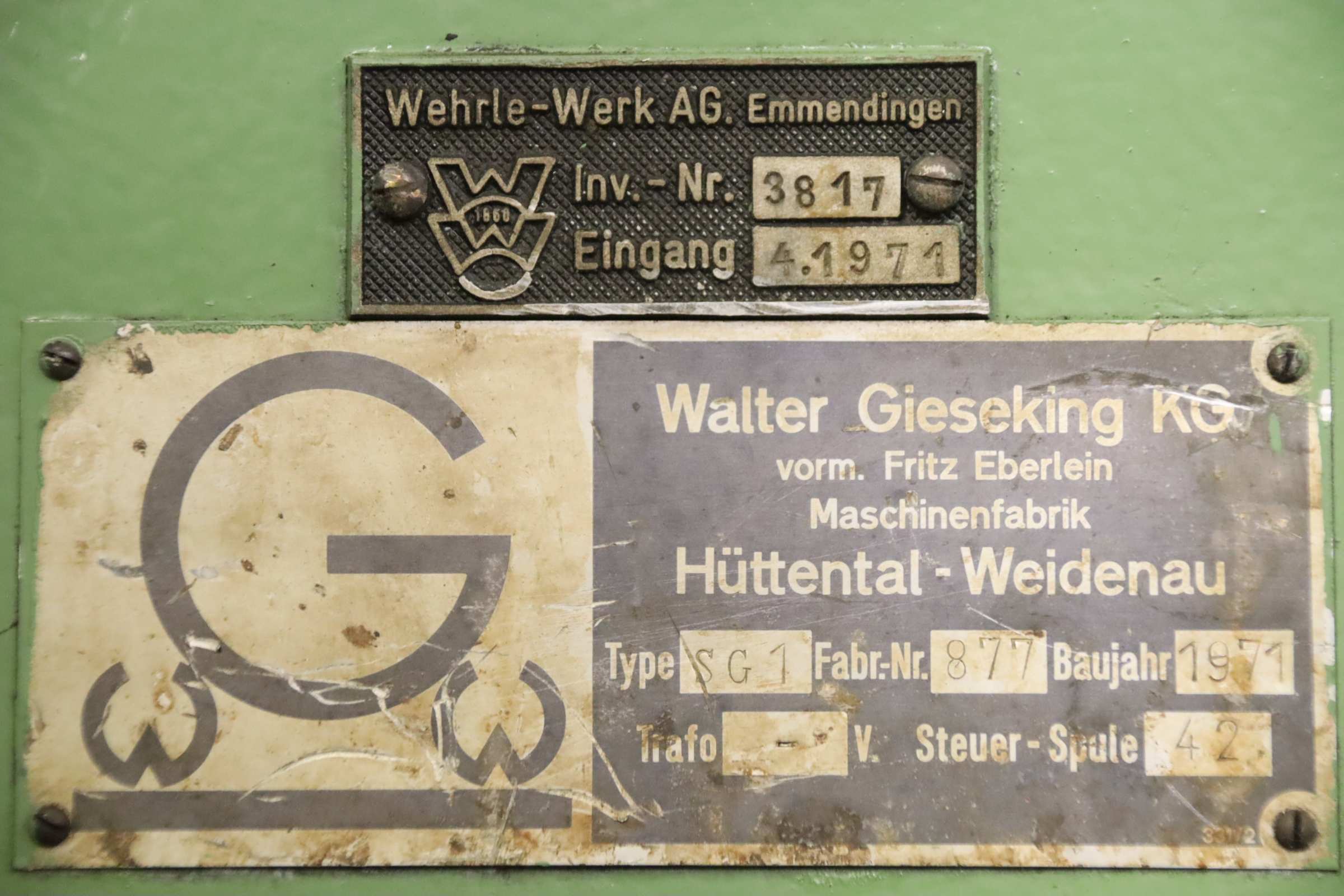 Behälterdrehvorrichtung 1,2 Ton von Gieseking - Rollenabstand 187 - 1000 mm – Bild 4
