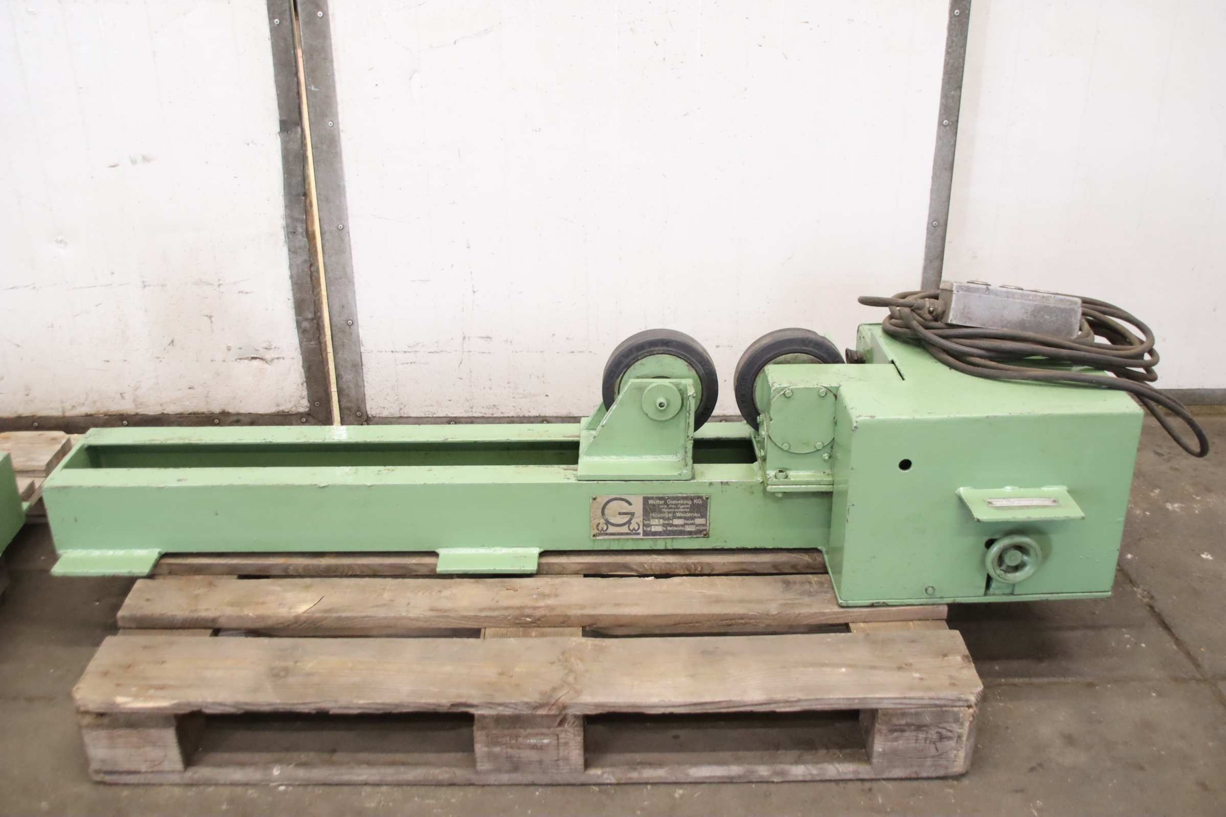 Behälterdrehvorrichtung 1,2 Ton von Gieseking - Rollenabstand 187 - 1000 mm – Bild 8