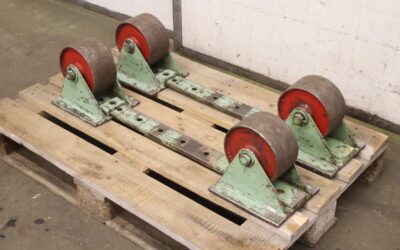 Behälterdrehvorrichtung 2 Stück von unbekannt - Rollenabstand 320 - 915 mm