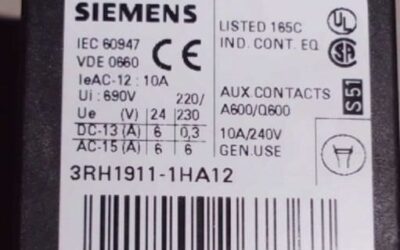 Hilfsschalterblock von Siemens - 3RH1911-1HA12 – Bild 3