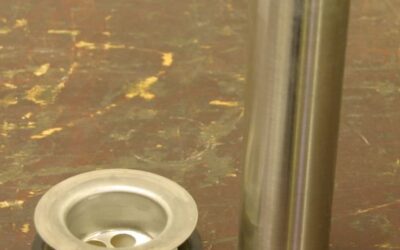 Standrohrventil für Waschbecken von Edelstahl - Ø 60 mm