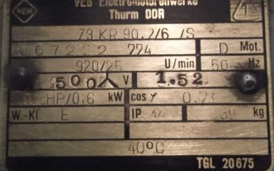 Getriebemotor 0,6 kW 25 U/min von VEM - Z3KR90,2/6/S – Bild 4