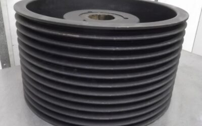 Keilriemenscheibe 12-rillig von Guss - SPC 570-12 (22 mm) – Bild 3
