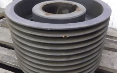 Keilriemenscheibe 10-rillig von Guss - SPC 460-10 (22 mm)