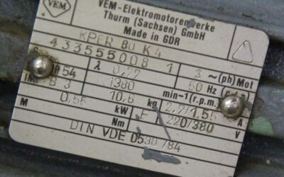 Getriebemotor 0,55 kW 21 U/min von Pujol - LBC-87 – Bild 6