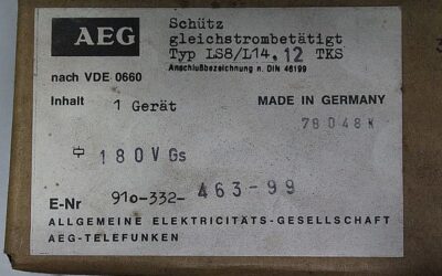 Schütz gleichstrombetätigt von AEG - LS 8/L14 TKS – Bild 7