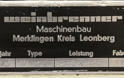 Handtafelschere mit Schwenkbiegemaschine von Weinbrenner** - UBM6 – Bild 13