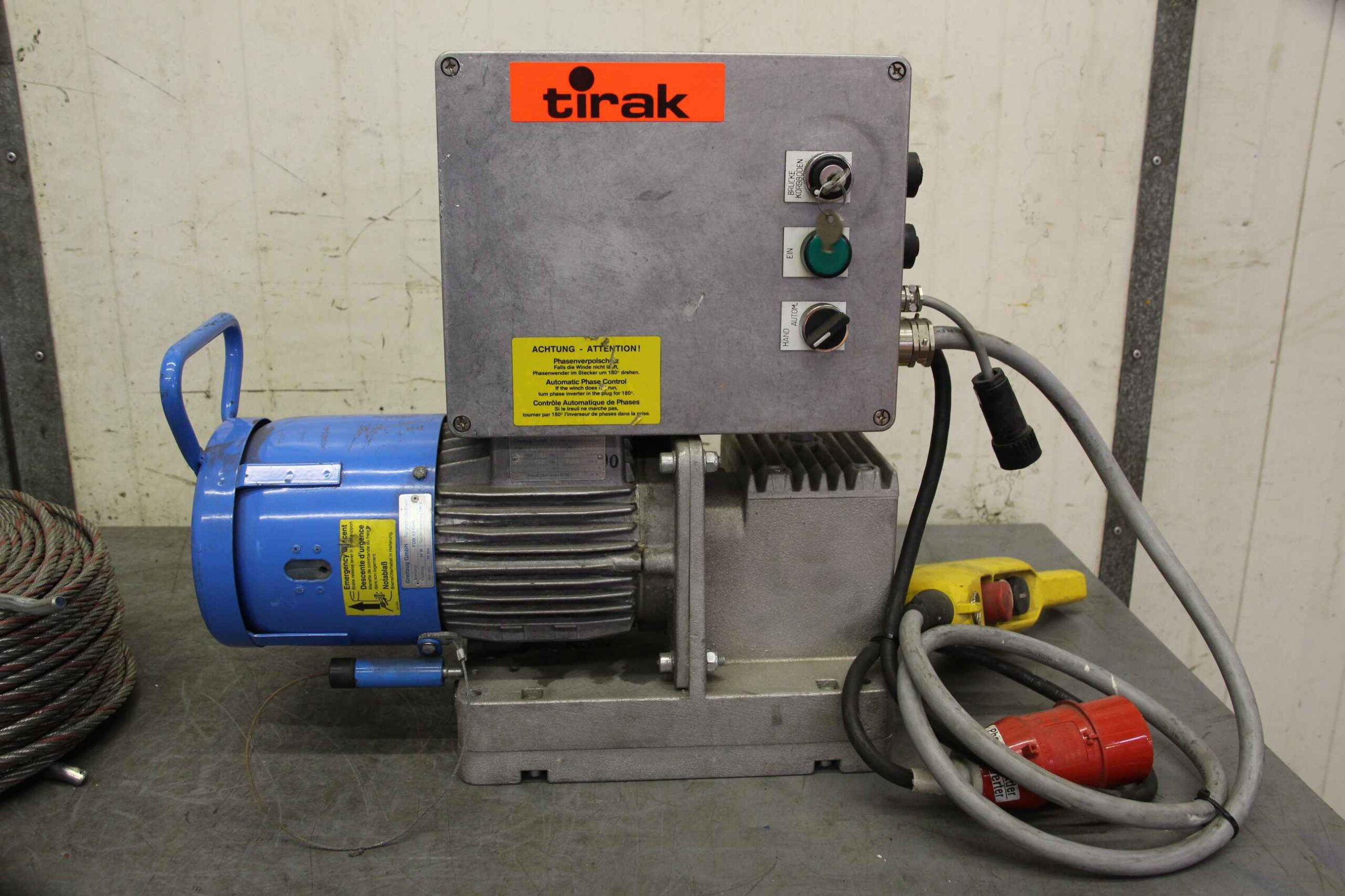 Elektroseilzug für Personentransport von tirak Greifzug** - L502P – Bild 8