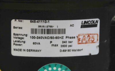 Zentralschmierung von Lincoln - Quicklub 645-41110-1 – Bild 4