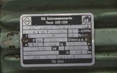 Getriebemotor 0,55 kW 31,5 U/min von VEM - ZG3 KMRA 80 G 6 – Bild 4