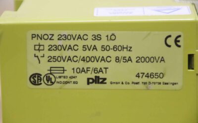 Sicherheitsrelais von pilz - PNOZ 230VAC 3S 1Ö – Bild 4