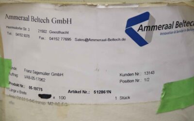 Förderbandgurt Breite 100 mm von Ammeraal Beltech - EM 8/2 0+045 transp. – Bild 4