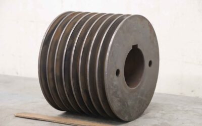 Keilriemenscheibe 8-rillig von Guss - SPB 210-8 (17 mm)