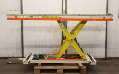 Scherenhubtisch mit Rollenbahn von unbekannt - Traglast 1000 kg  2400 x 820 mm – Bild 4