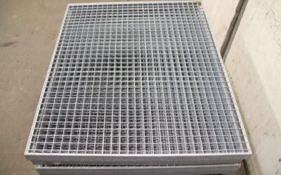 Gitterrosten 15 Stück von Stahl** - 1110 x 910 x 50 mm – Bild 6