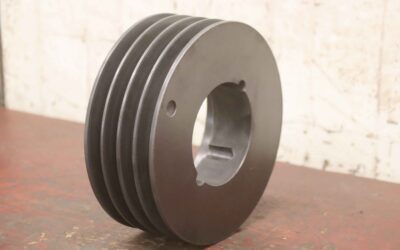Keilriemenscheibe 4-rillig von Guss - SPB 220-4 (17 mm)