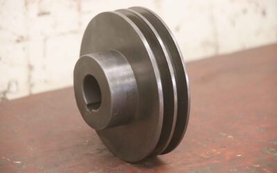Keilriemenscheibe 2-rillig von Guss - SPZ 120-2 (10 mm) – Bild 2