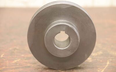 Keilriemenscheibe 2-rillig von Guss - SPZ 120-2 (10 mm) – Bild 6