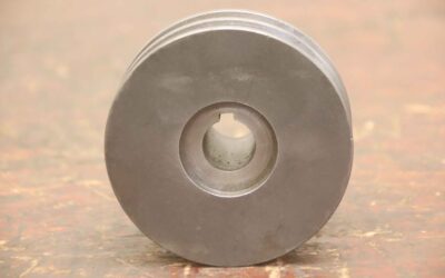 Keilriemenscheibe 2-rillig von Guss - SPA 102-2 (13 mm) – Bild 5