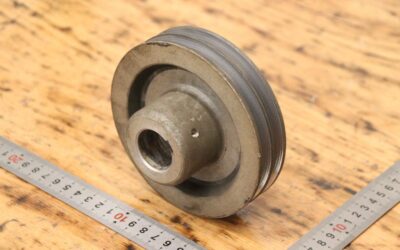 Keilriemenscheibe 2-rillig von Alu - SPZ 125-2 (10 mm)