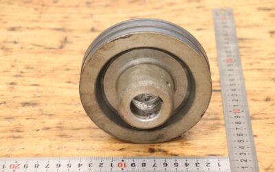 Keilriemenscheibe 2-rillig von Alu - SPZ 125-2 (10 mm) – Bild 3