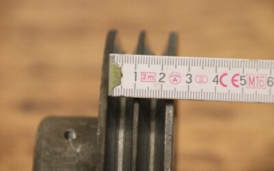 Keilriemenscheibe 2-rillig von Alu - SPZ 125-2 (10 mm) – Bild 5