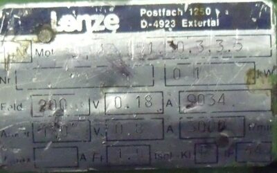 Elektromotor 0,1 kW 3000 U/min von Lenze - B3 – Bild 4