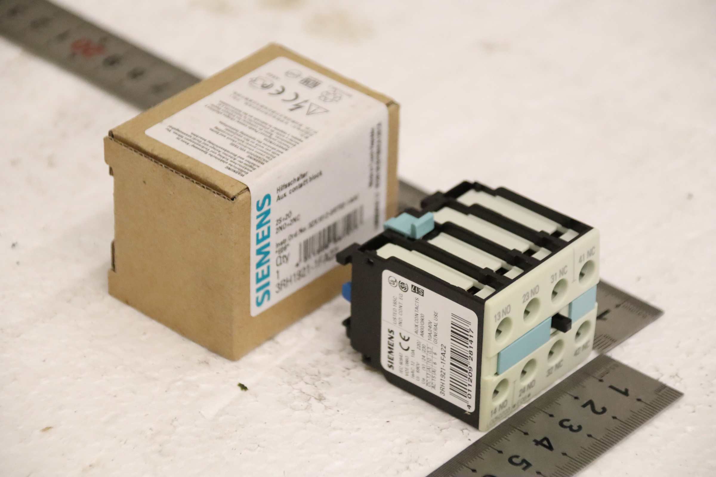 Hilfsschalterblock von Siemens - 3RH1921-1FA22 3ZX1012-0RT02-1AA1 – Bild 2