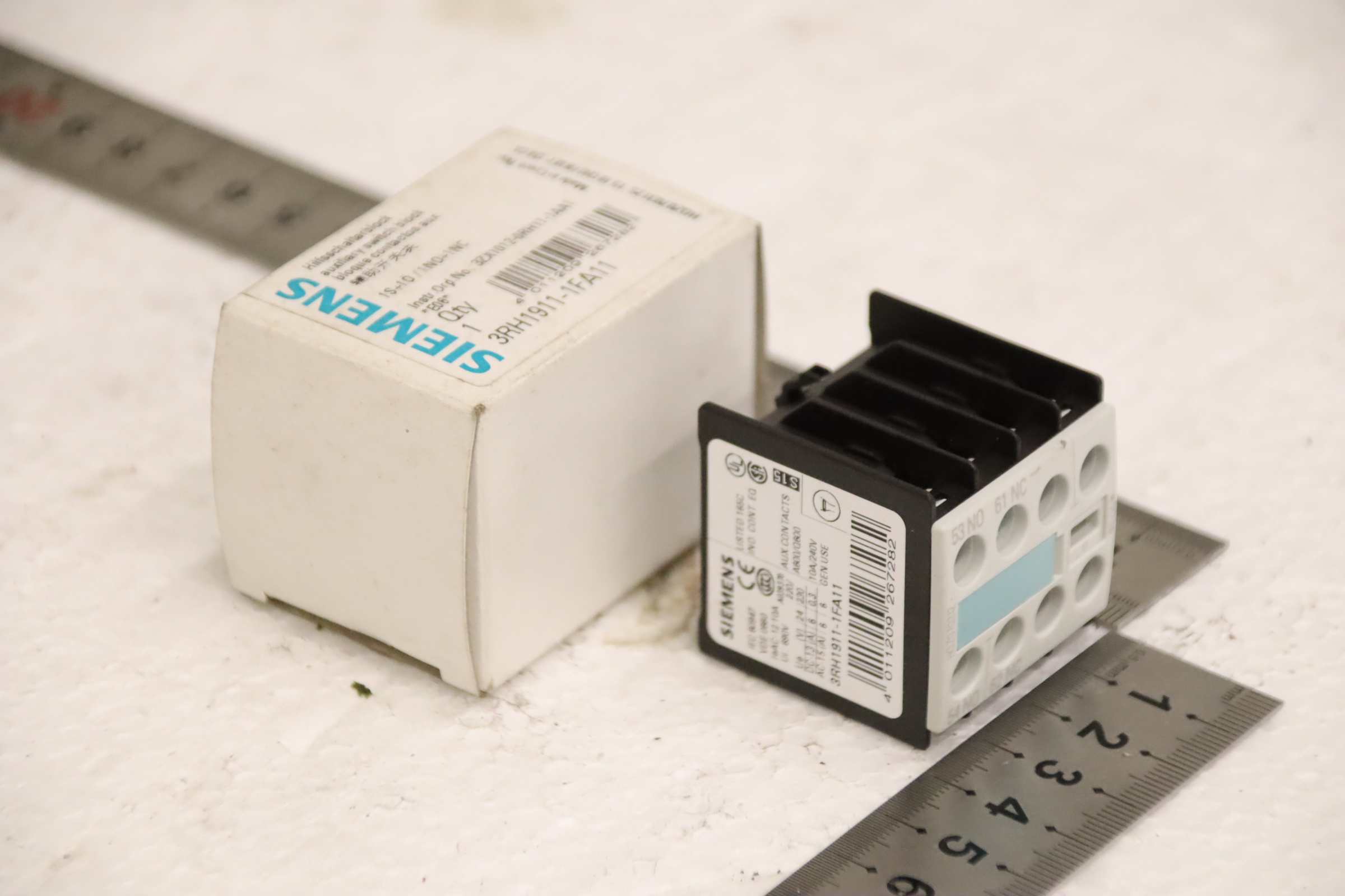 Hilfsschalterblock 3 Stück von Siemens - 3RH1911-1FA11 3ZX1012-0RH11-1AA1 – Bild 2